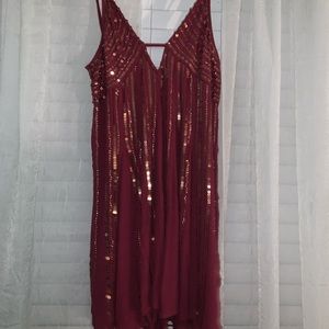Free People sparkle dress size small